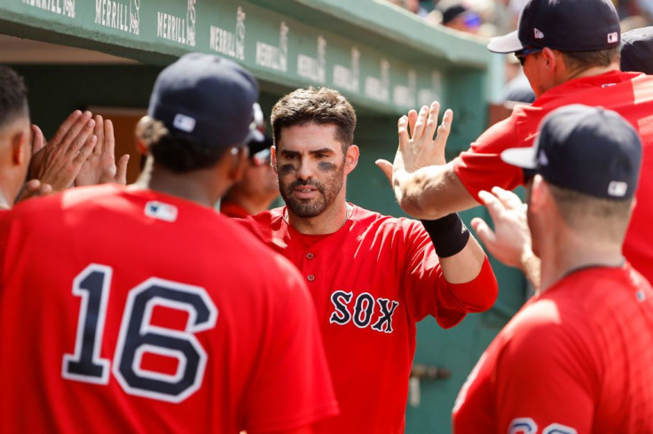 J.D. Martinez #28 of the Boston Red Sox