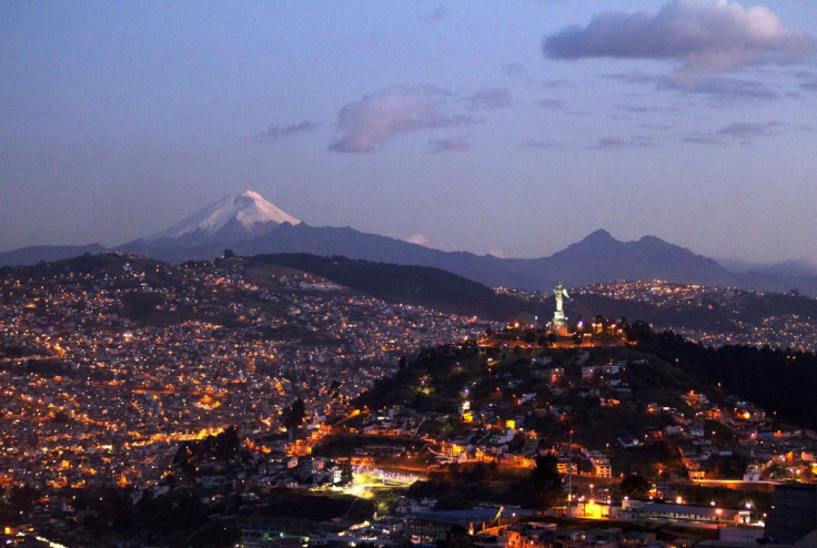 The Cotopaxi volcano is seen near Quito, Ecuador, August 10, 2015.