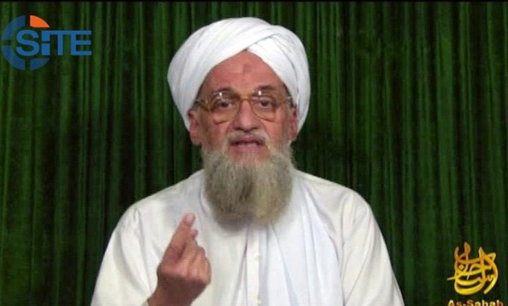 Video grab provided by the SITE Intelligence Group in February 2012 showing Al-Qaeda chief Ayman al-Zawahiri at an undisclosed location, making an announcement posted on jihadist forums