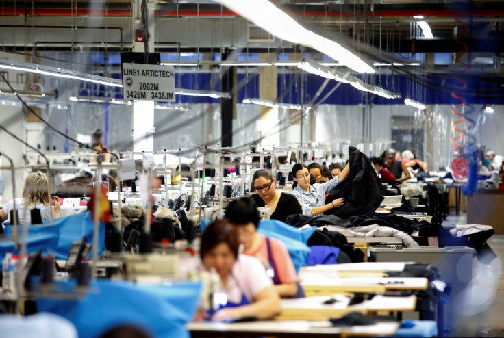 Workers make jackets at the Canada Goose factory in Toronto, Ontario, Canada, February 23, 2018.   
