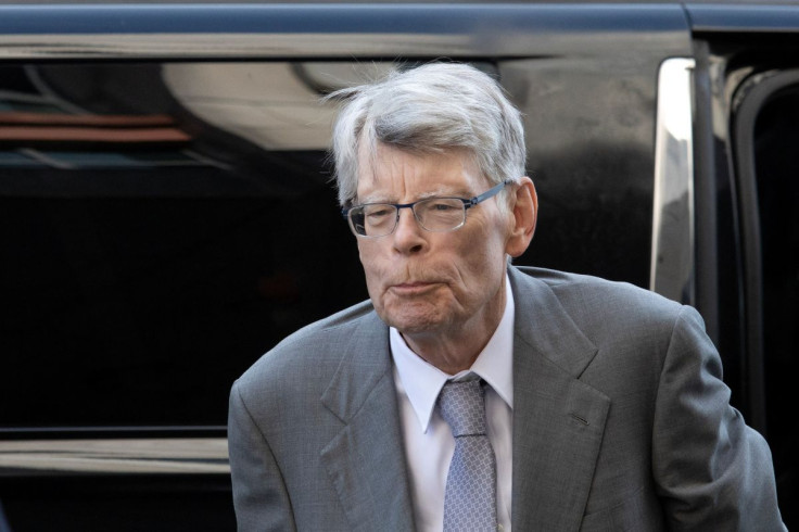 Novelist Stephen King walks outside a court on the day he testifies in an antitrust case against a publisher merger, at the U.S. District Court in Washington, U.S., August 2, 2022. 