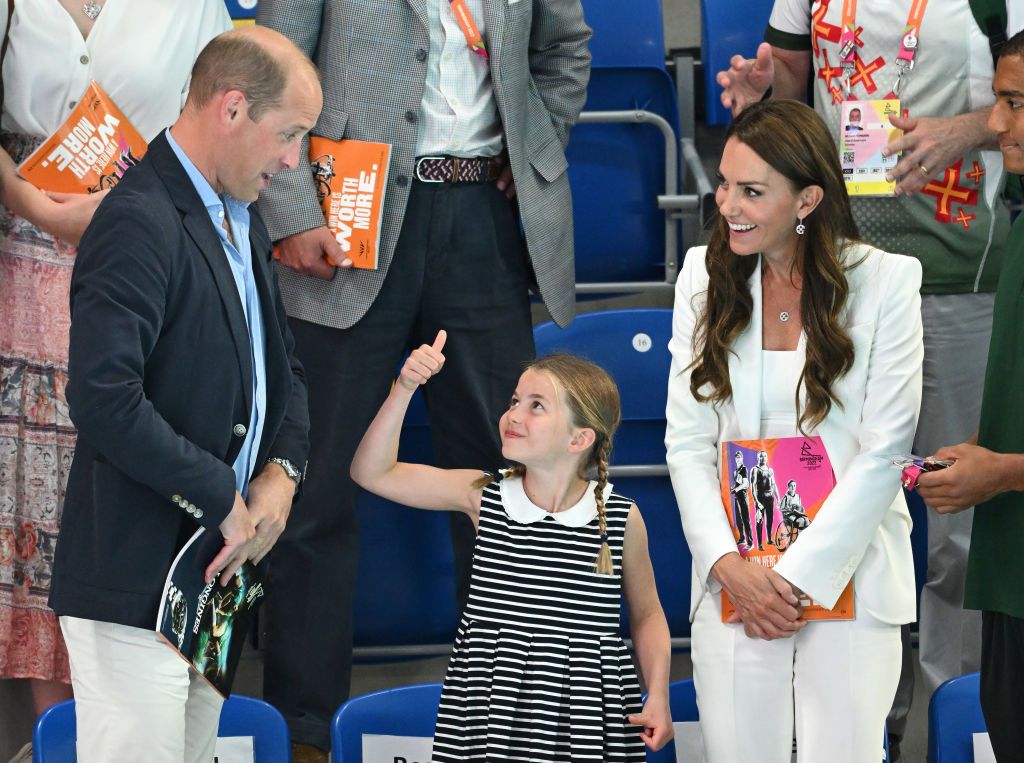 Princess Charlotte Joins Prince William, Kate Middleton At 2022 ...