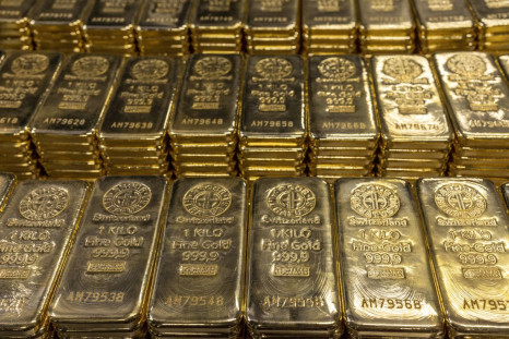 One kilo gold bars are pictured at the plant of gold and silver refiner and bar manufacturer Argor-Heraeus in Mendrisio, Switzerland, July 13, 2022. 
