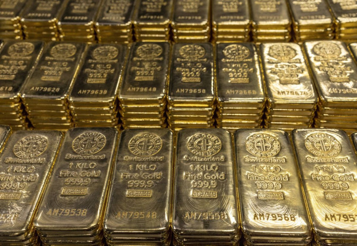 One kilo gold bars are pictured at the plant of gold and silver refiner and bar manufacturer Argor-Heraeus in Mendrisio, Switzerland, July 13, 2022. 