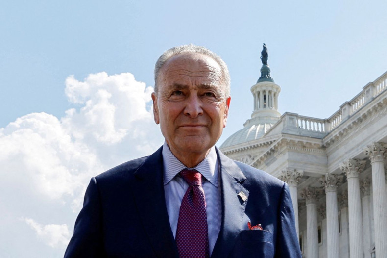 U.S. Senate Majority Leader Chuck Schumer (D-NY) at the U.S. Capitol in Washington, U.S. August 2, 2022.  