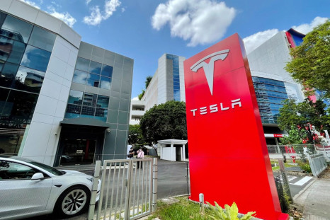 A view of the Tesla service centre in Singapore July 16, 2022. 