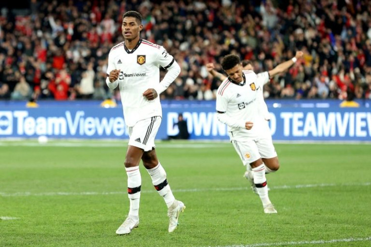 Marcus Rashford (left) and Jadon Sancho (right) have impressed in pre-season for Manchester United