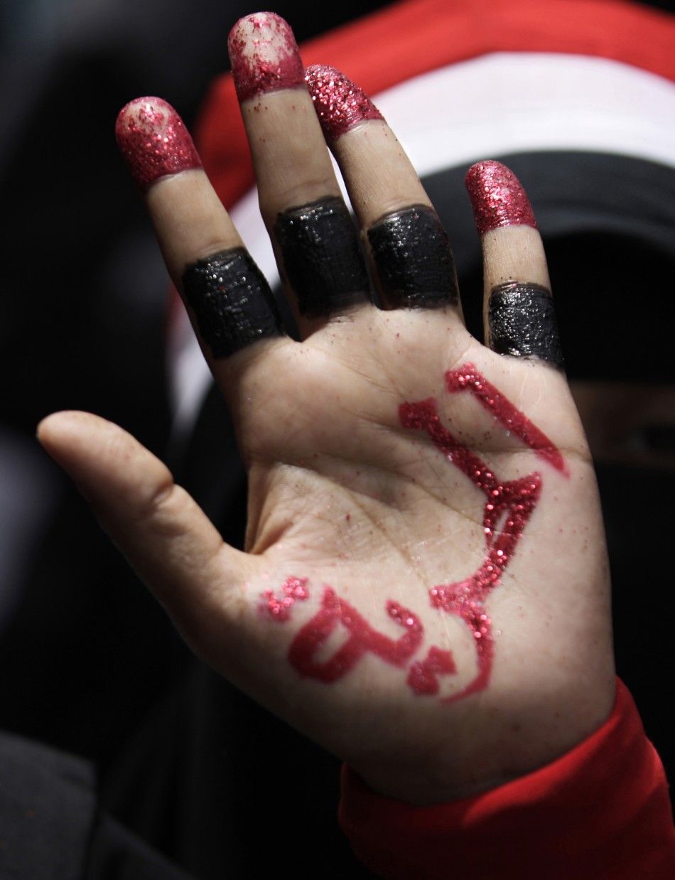 Art amidst Yemen unrest Unique pictures of hand art by protestors.