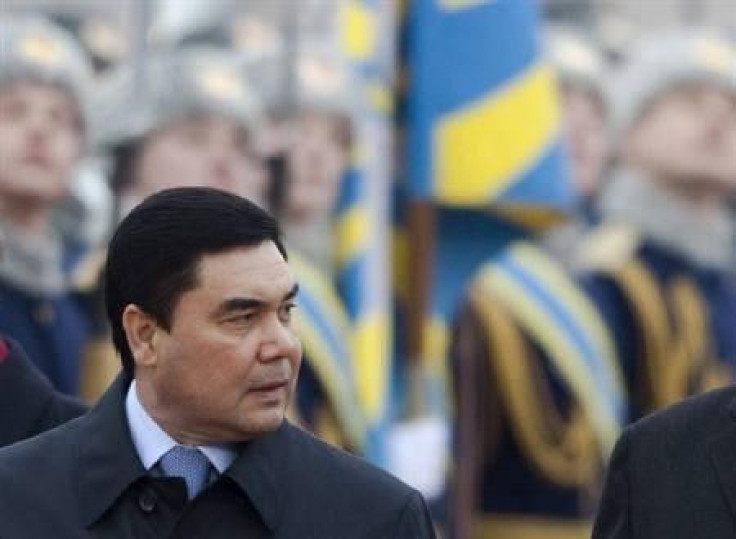 Turkmenistan's President Kurbanguly Berdymukhamedov in Moscow in this March 24, 2009 file photo. 