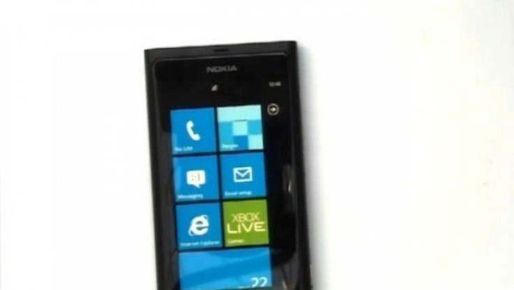 A photo of the first Nokia Windows phone, codenamed Sea Ray