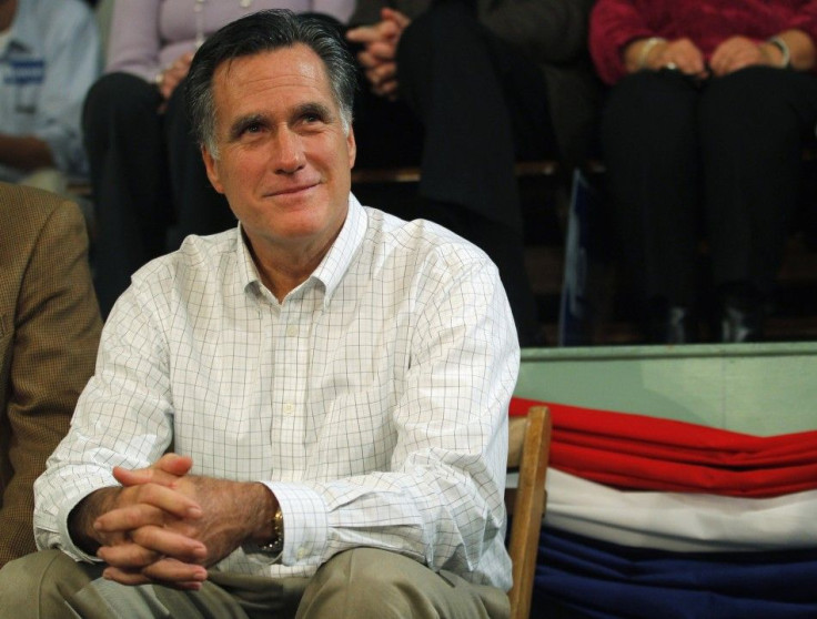 Former Massachusetts Governor Mitt Romney 