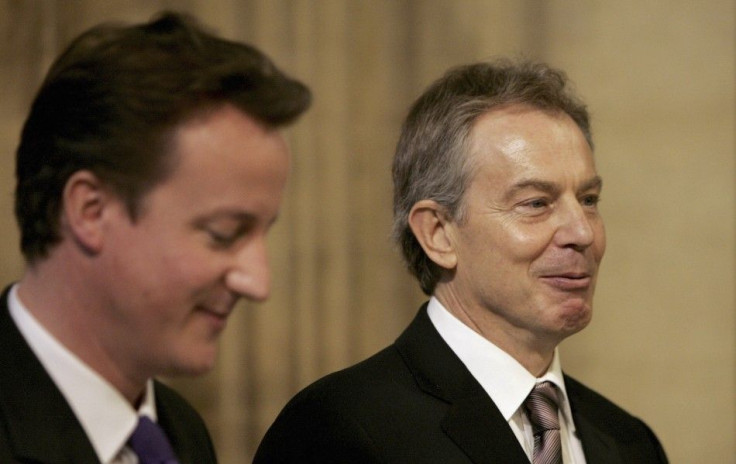 David Cameron and Tony Blair