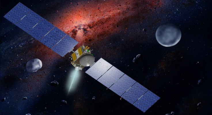 NASA&#039;s Dawn spacecraft, illustrated in this artist&#039;s concept, is propelled by ion engines. Image credit: