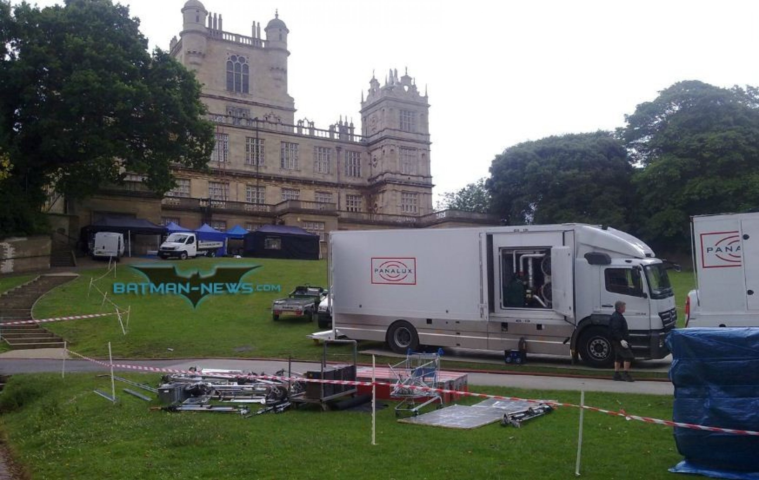 Dark Knight Rises Wayne Manor set photos revealed, plus top 5 Batman mansions Photos