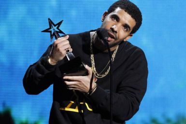 Drake accepts the viewers choice award for Rihanna, that was awarded to her by mistake, at the 2011 BET Awards in Los Angeles June 26, 2011. Chris Brown was the actual winner of the award.