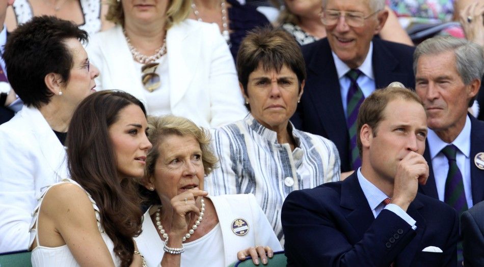 Britains Catherine, Duchess of Cambridge Speaks to Jane Henman