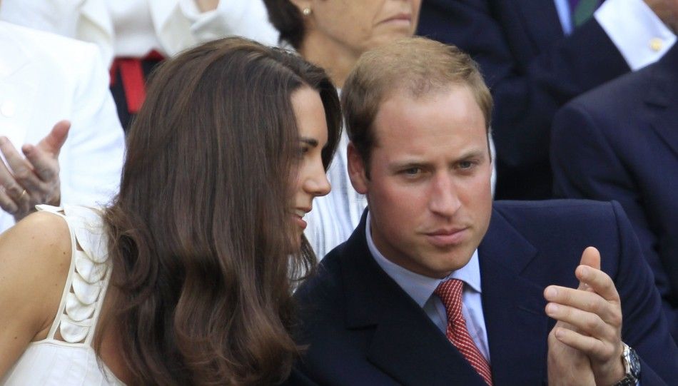 Britains Catherine, Duchess of Cambridge with Her Hhusband Prince William 