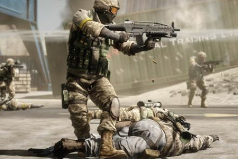A screenshot from EA&#039;s Battlefield: Bad Company 2