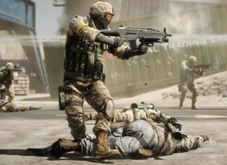 A screenshot from EA&#039;s Battlefield: Bad Company 2