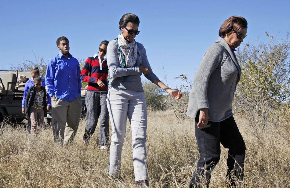 Michelle Obama opts for affordable fashion during South-Africa tour.