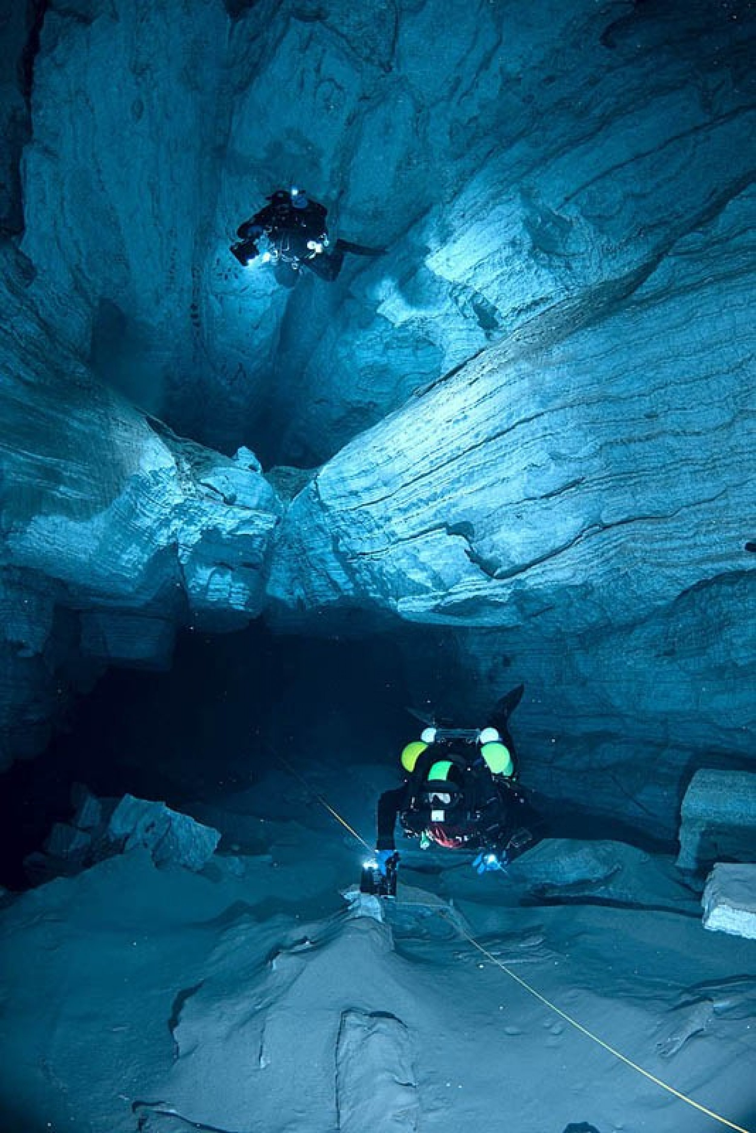 Worlds longest underwater crystal cave in deep Russian waters revealed 