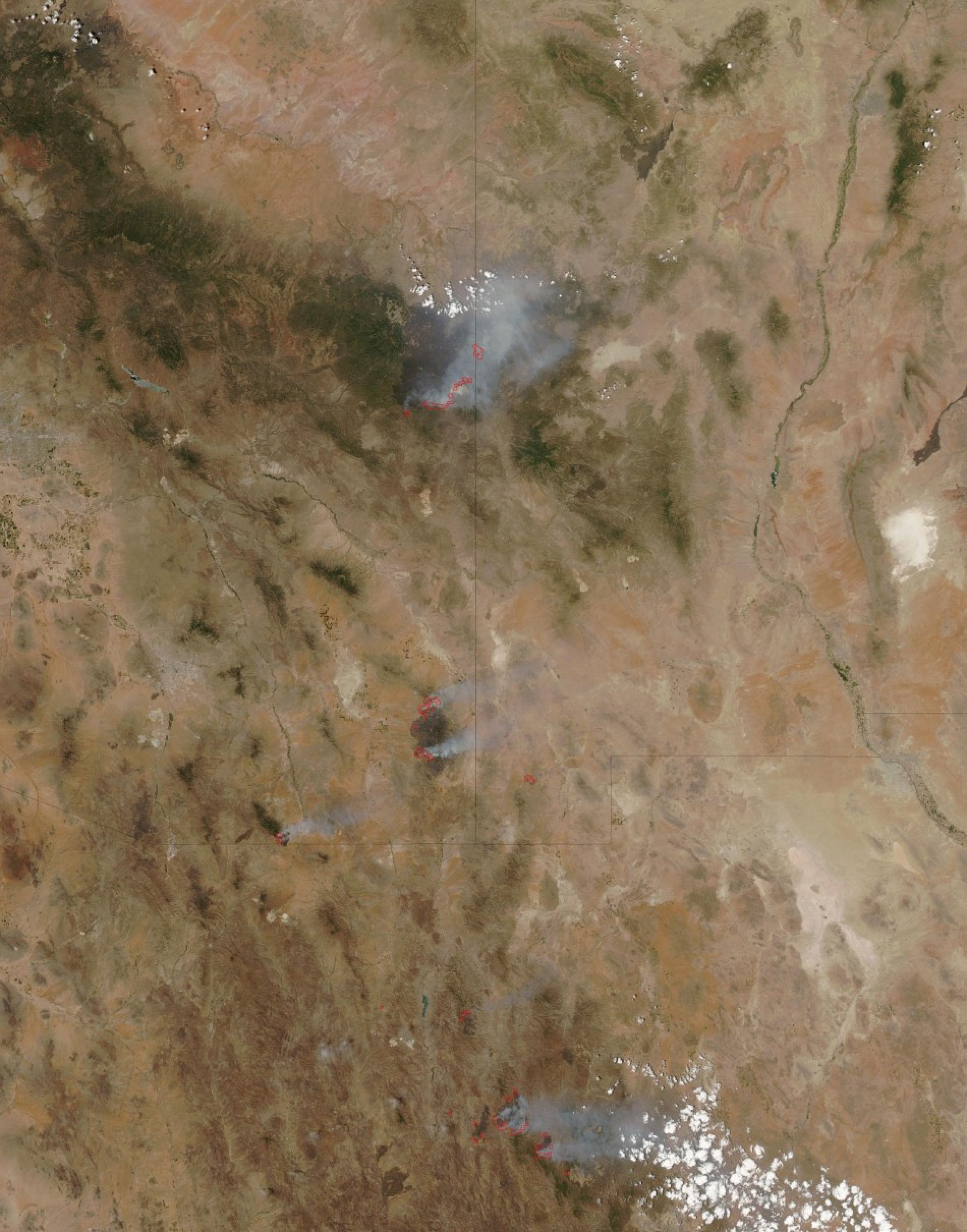 NASA fire images