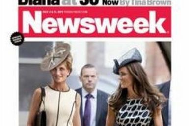 Princess Diana on the cover of Newsweek.