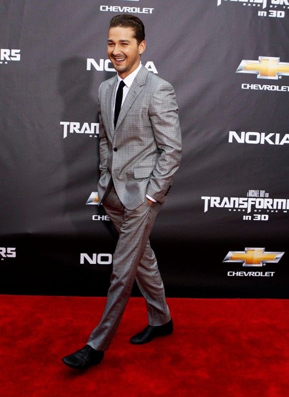 Cast member Shia LaBeouf arrives for the premiere of quotTransformers Dark of The Moonquot in Times Square in New York 