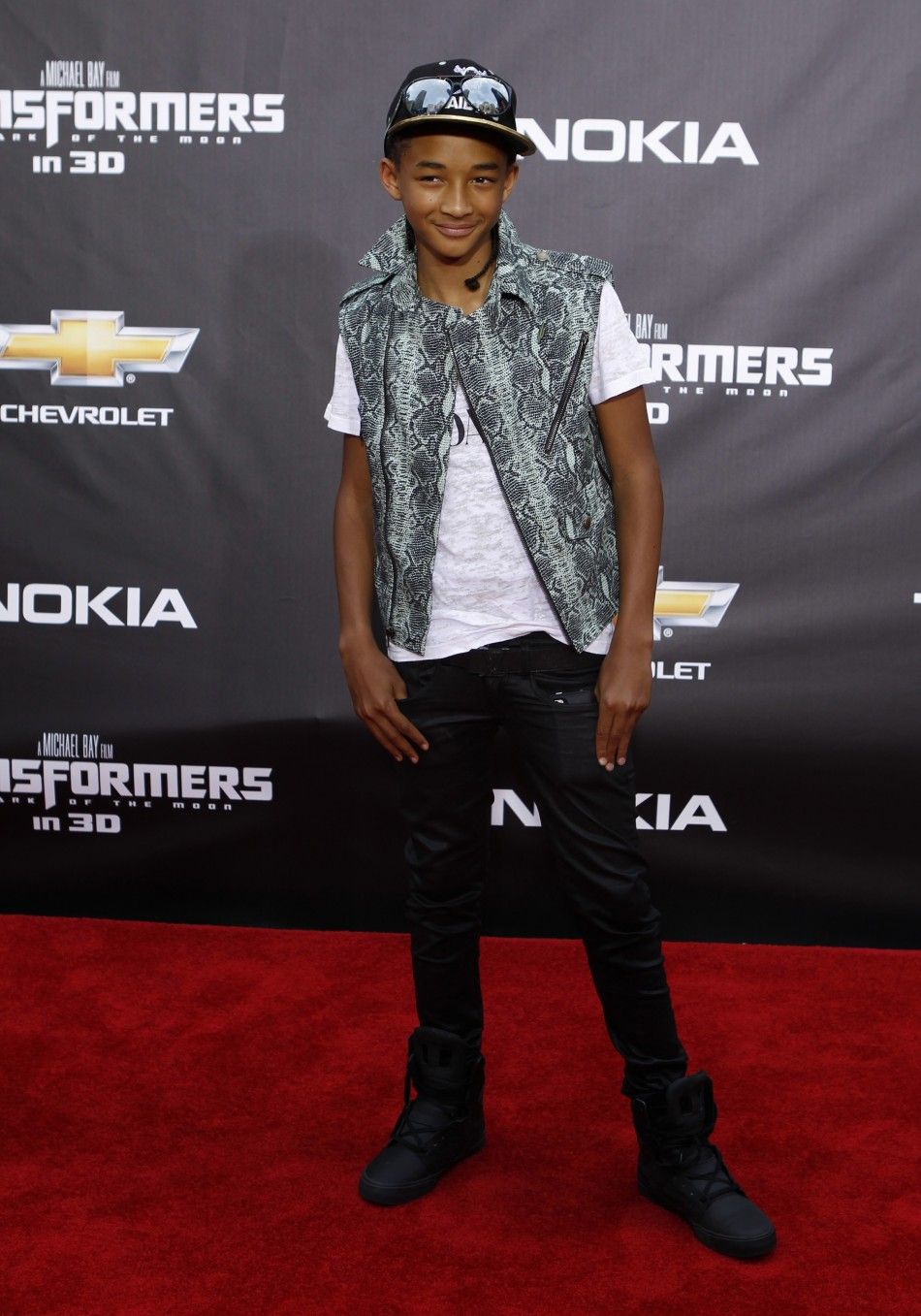 Actor Jaden Smith arrives for the premiere of quotTransformers Dark of The Moonquot in Times Square in New York June 28, 2011.