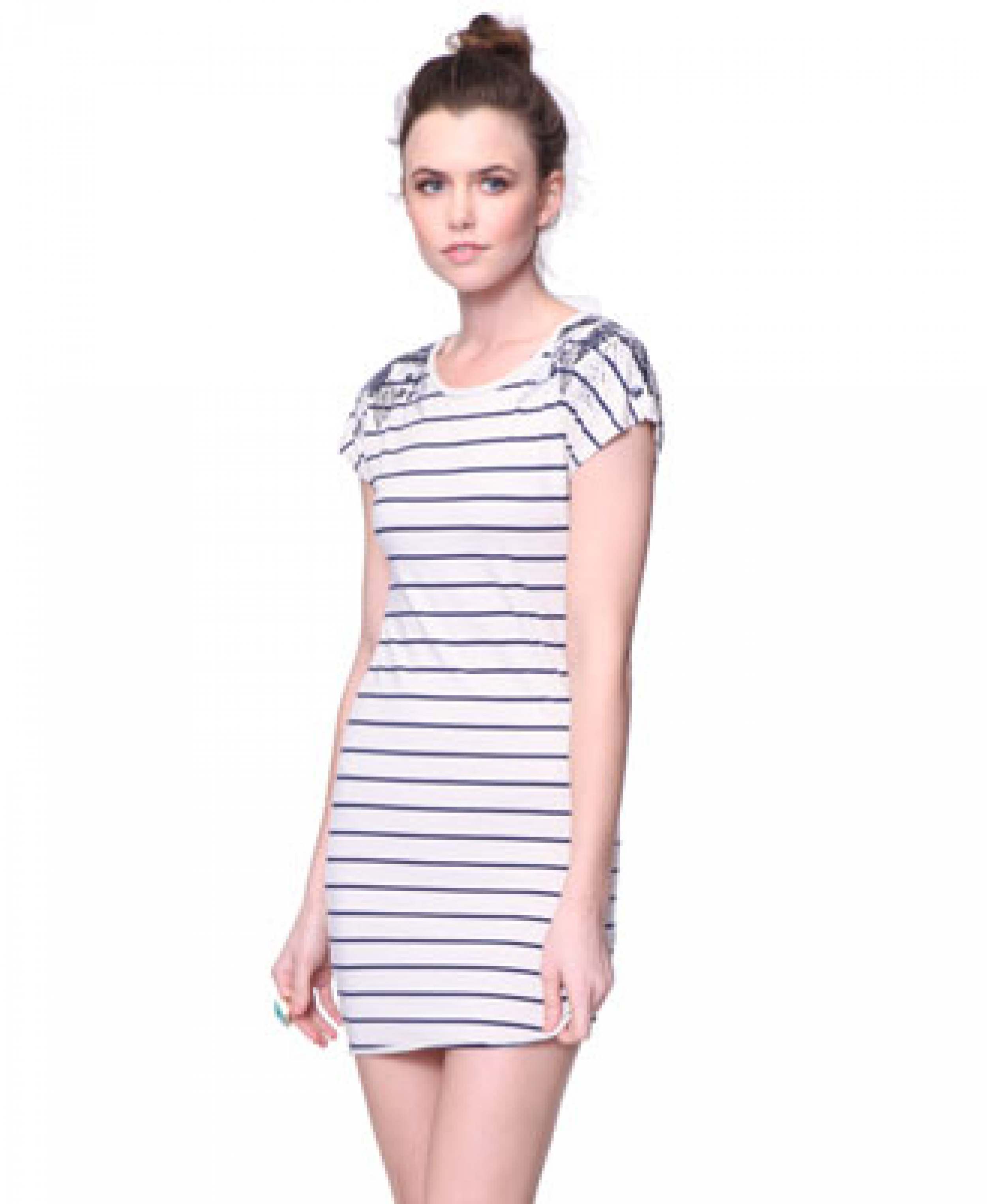 White Stripe Dress