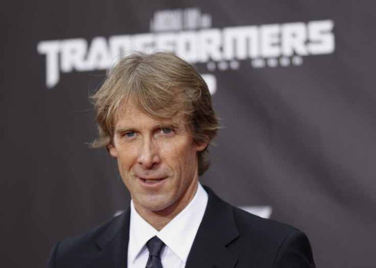 Director Michael Bay arrives for the premiere of Transformers: Dark of The Moon in Times Square in New York