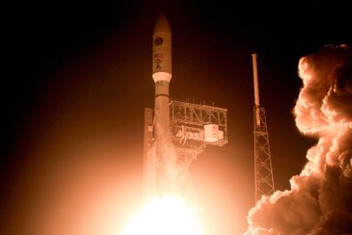 A United Launch Alliance Atlas 5 rocket lifts off from the Cape Canaveral Air Force Station in Cape Canaveral
