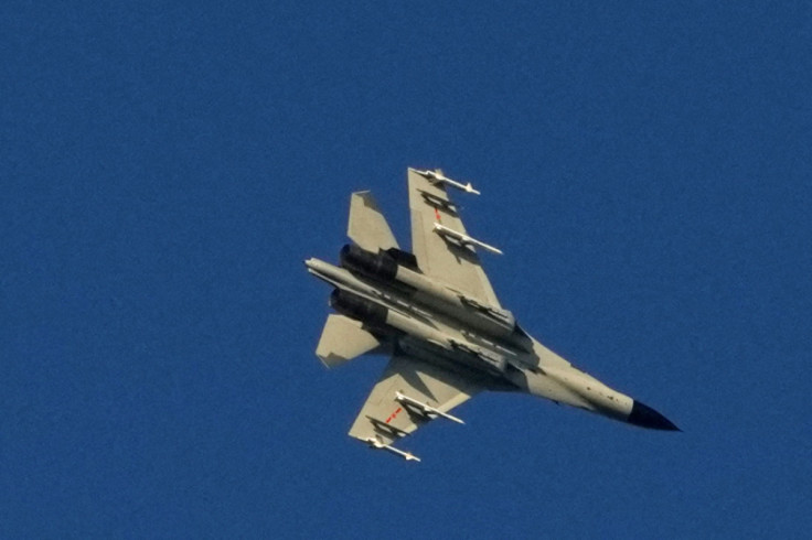 PLA aircraft over Pingtan island