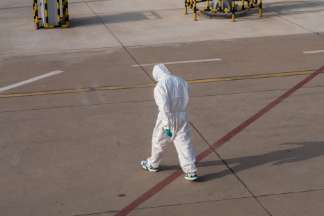 A Man In A PPE Suit