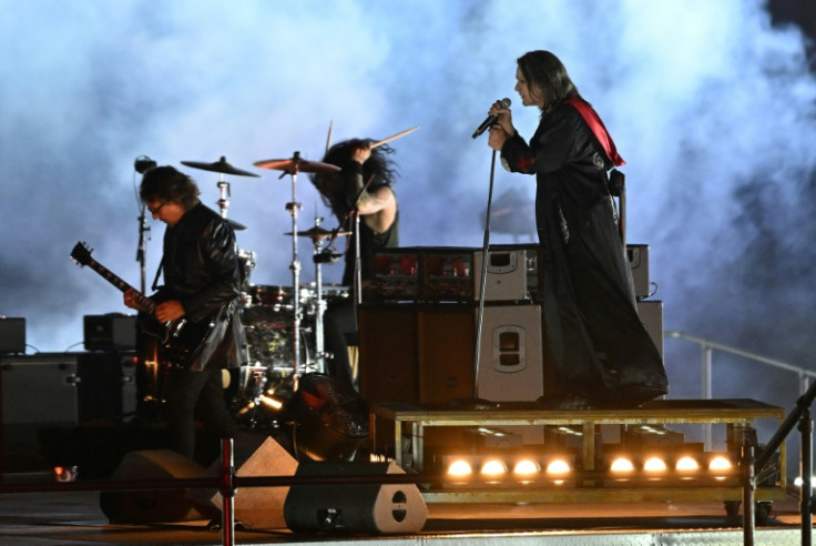 Ozzy Osbourne (right) performs at the closing ceremony for the 2022 Commonwealth Games