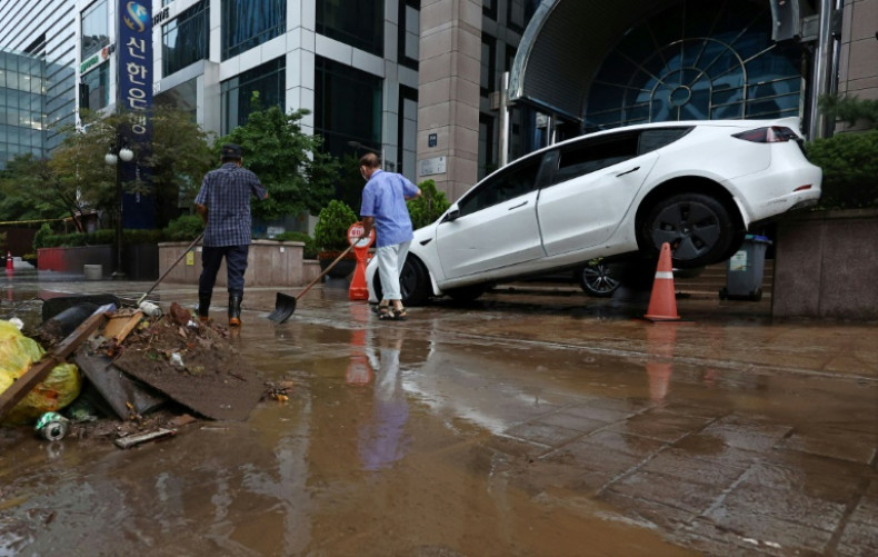 Rainfall that caused flooding in Seoul on Monday and Tuesday was the heaviest the country had seen in 80 years