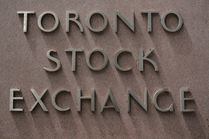 The Toronto Stock Exchange sing is seen in Toronto