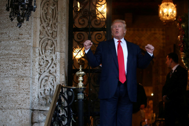 U.S. President-elect Donald Trump at Mar-a-Lago estate in Palm Beach, Florida