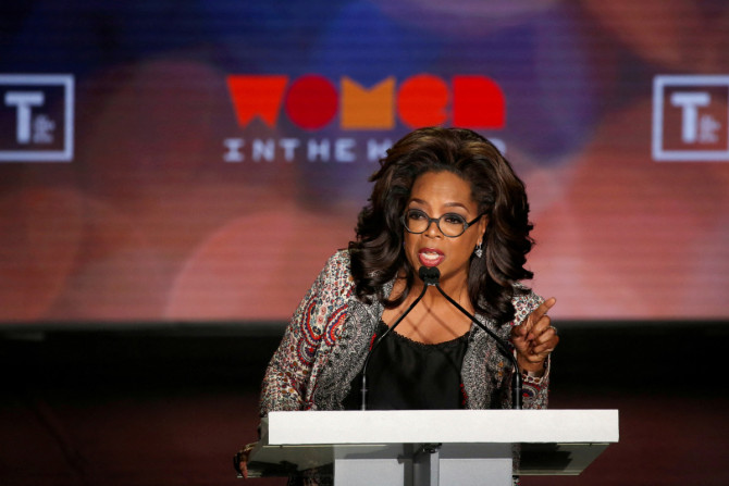 Oprah Winfrey takes part in the Women in the World Summit in New York