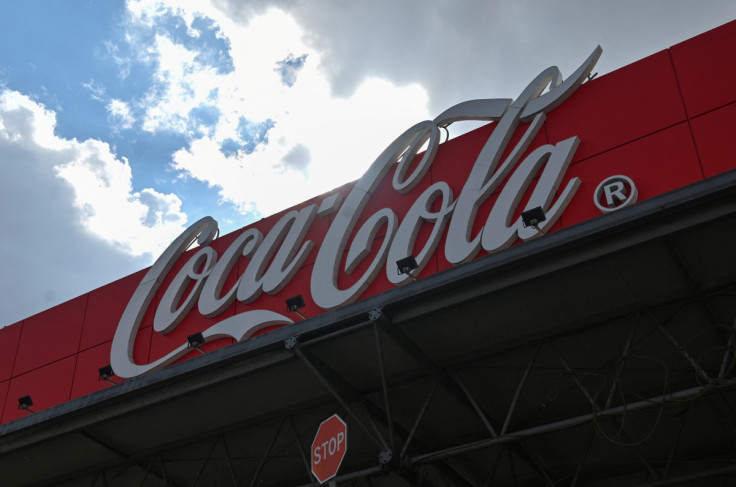 A view shows a plant of Coca-Cola company in Azov