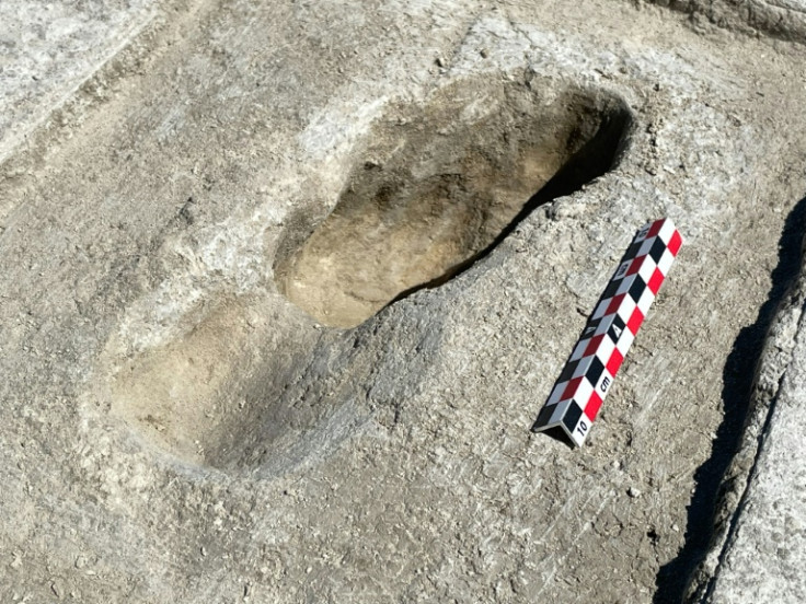 Footprints from the late Ice Age some 12,000 years ago were discovered in the US state of Utah when researchers driving past in a car noticed the distinct depressions in a dried river bed
