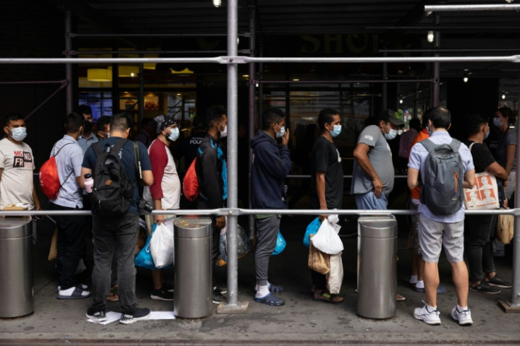 Some of the asylum seekers are women and children but many are single men, the majority Venezuelans, who arrive with all of their belongings in a plastic bag or small backpack following a grueling trip that can last some four months