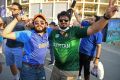 An Indian and Pakistan fan share a moment before their teams met in a group match of the  Twenty20 World Cup in Dubai in October 2021