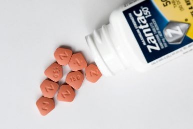 Zantac heartburn pills are seen in this picture illustration