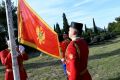 The shooting took place in Cetinje, some 36 kilometres (22 miles) west of Podgorica, the capital of Montenegro (flag pictured being raised by soldiers in May 2020)
