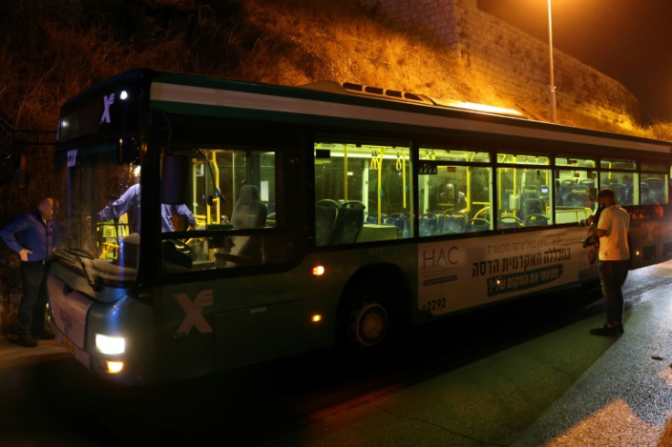 The attack against the bus occurred near King David's Tomb in Jerusalem's Old City