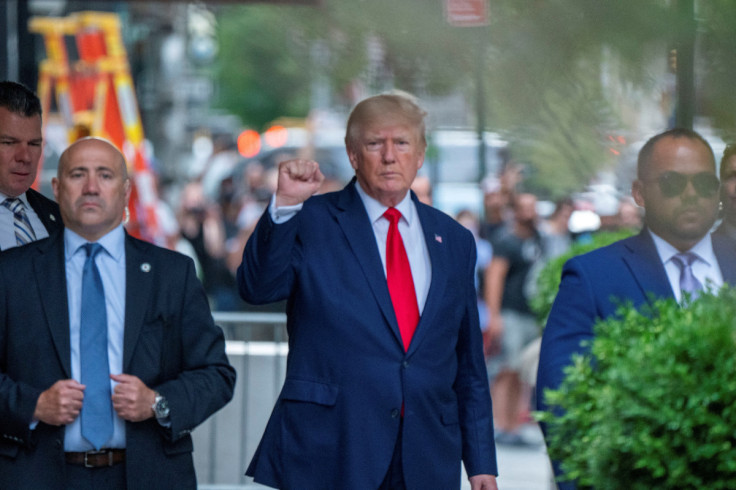 Donald Trump departs Trump Tower two days after FBI agents sesarched his Mar-a-Lago Palm Beach home, in New York City