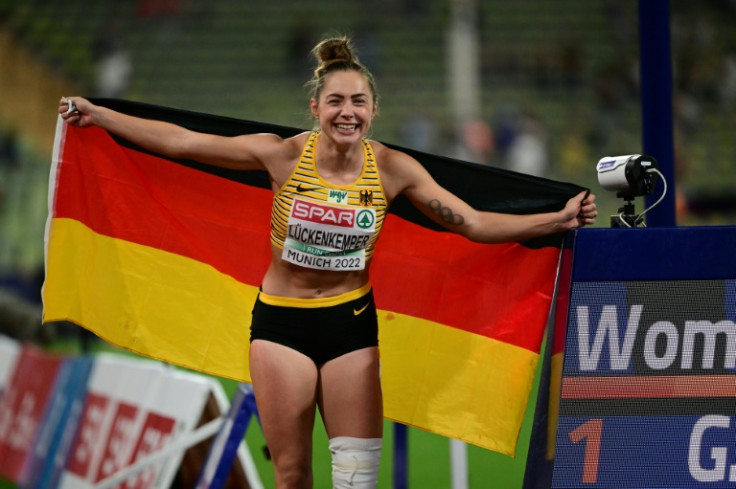 Germany's Gina Lueckenkemper scored a surprise victory