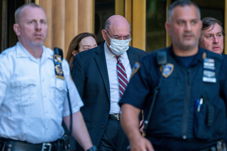 Allen Howard Weisselberg, Trump Organization former CFO departs criminal court after a hearing for his tax evasion case