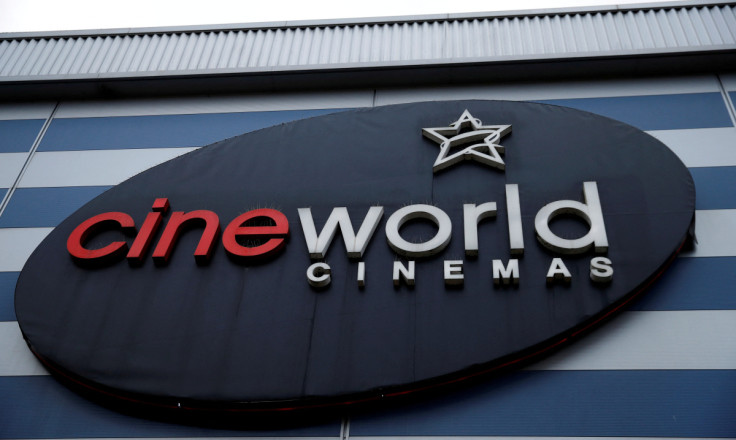 Signage is seen outside a Cineworld cinema following the outbreak of the coronavirus disease (COVID-19) in Manchester